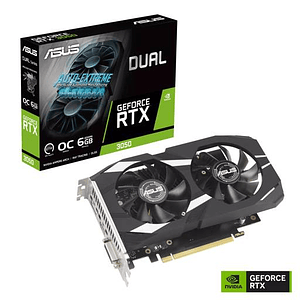 Tarjeta de Video ASUS Dual Nvidia GeForce RTX 3050 OC Edition, 6GB GDDR6, 96-bit, PCI-e 4.0