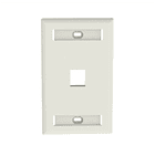 Face Plate 1 puerto  - Blanco Netkey Panduit 3