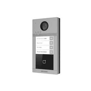 Estación Exterior IP Hikvision DS-KV8413-WME1 Residencial, 4 Botones, 2MP, WiFi