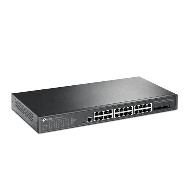 Switch TP-Link JetStream 24-Port Gigabit L2+ Managed Switch, 4x10Gbps SFP+, 24xgigabit RJ45 2