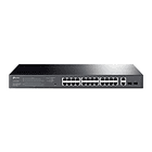 Switch inteligente fácil Gigabit de 28xPoE + de 24 puertos PoE+ TP-Link TL-SG1428PE, 2xSFP 1