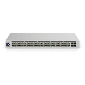 Switch Layer 2 con 48 Puertos Gigabit Ethernet, UniFi Switch 48, En rack (1U)