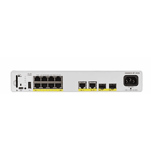 Switch Gestionado de 8 Puertos Gigabit con PoE+ y Uplinks de 10G, Cisco Catalyst C9200CX-8P-2X2G-A