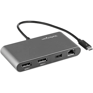 Mini Docking Station StarTech.com, Thunderbolt 3 a 2x DisplayPort, 1x USB 3.2 Gen 1, GbE