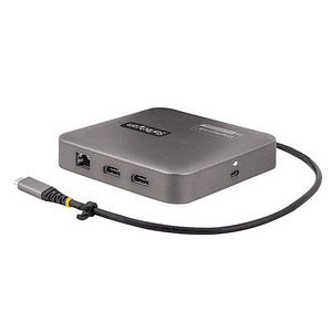 Adaptador Multipuertos USB-C - HDMI Doble 4K 60Hz - Hub USB 10Gbps de 2 Puertos USB-C/USB-A