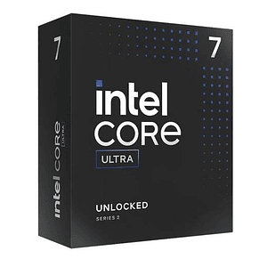 Procesador Intel Core Ultra 7 265KF, 3.9GHz, 8 P-Cores, 12 E-Cores, 20 Hilos, Sin Gráficos