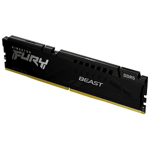 Memoria RAM DDR5 8GB 6000MT/s Kingston FURY Beast Black, Intel XMP 3.0, AMD® EXPO v1.1, DIMM