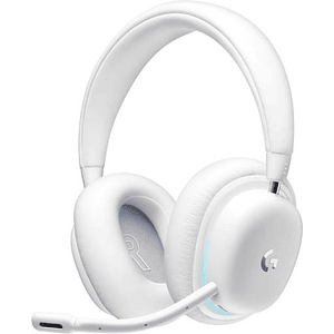 Audifonos Gamer Inalámbrico Logitech G735, Lightspeed, Over-Ear, Luz RGB, Blanco