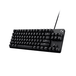 Teclado Mecanico Gamer Logitech G413 SE, Switch Táctil, TKL, Led Blanco, PBT, Color Negro