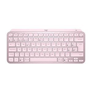 Teclado Inalámbrico Logitech MX Keys Mini, Bluetooth 5.0, 2.4GHz, USB-C, Rosado, Español