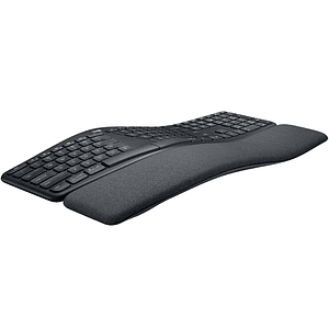 Teclado Logitech Ergo K860, RF Wireless + Bluetooth, Negro, Español