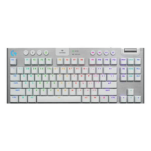 Teclado Mecánico Inalámbrico Gaming Logitech G915 X LIGHTSPEED TKL, Blanco Español Táctil