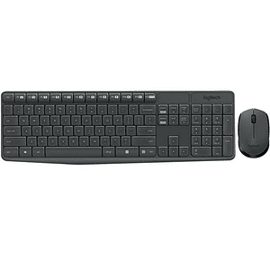 Kit Combo Teclado y Mouse Inalambrico Logitech MK235, USB