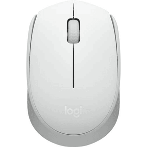 Mouse Inalámbrico Logitech M170, Ambidiestro, Receptor USB, Blanco