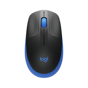 Mouse Logitech M190, Wireless, 1000DPi, Sensor óptico, USB, 125Hz, Color azul