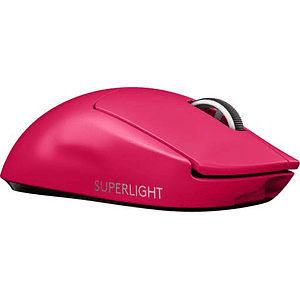 Mouse Gamer Inalámbrico Logitech G Pro X Superlight, 2.4GHz, Sensor HERO 25K, 1000Hz, Color Magenta
