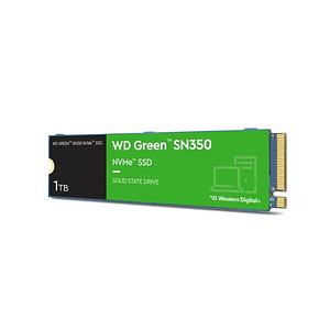 Unidad SSD Western Digital Green SN350, 1TB, M.2 2280, NVMe PCIe 3.0 x4, Lec. 2400MB/s Esc. 1500MB/s