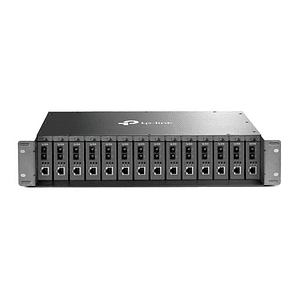 Chasis para montaje en rack de 14 bahías TP-Link TL-MC1400