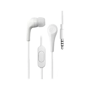Audífonos Motorola Earbuds 2, 3.5mm, Color Blanco