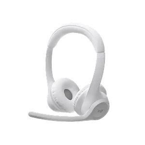 Auriculares inalámbricos Bluetooth Logitech Zone 300, Ultra ligero sólo 122g, White