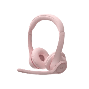 Auriculares inalámbricos Bluetooth Logitech Zone 300, Ultra ligero sólo 122g, Rose