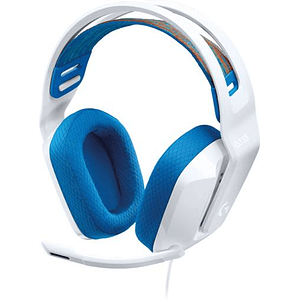 Audífonos Gamer Logitech G335, Conector 3,5mm, Plug and Play, Multiplataforma, Color Blanco