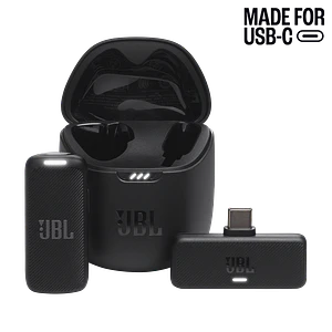 Micrófono Inalámbrico JBL Quantum Stream, True Wireless, 2.4GHz, USB-C, Negro