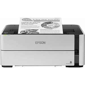 Impresora Tinta monocromática Epson EcoTank M1180, 39 ppm, Ethernet, Wi-Fi, USB 2.0
