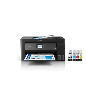 Impresora Multifuncional tinta color Epson EcoTank L14150, 17 ppm/negro, 9 ppm/color, WiFi/Red/USB
