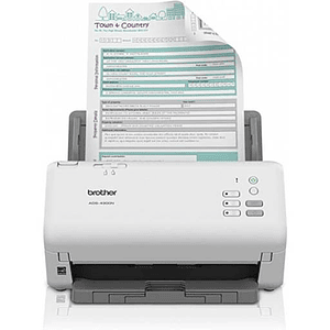 Escáner Profesional Brother ADS4300N, ADF, 80ppm, 1.200 DPI, USB