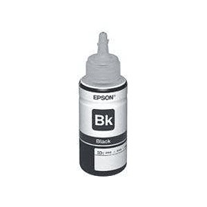 Botella de Tinta Original Epson 664 (T664120-AL), Negro, 70ml. L110/L210/L355/L555