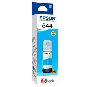 Botella de Tinta Original Epson T544 Cian