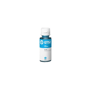 Botella de Tinta Original HP GT52, 70ml, Cian