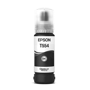 Botella de Tinta Original Epson T554120-AL, 70ml, Negro