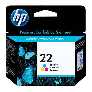 Cartucho original de tinta tricolor HP 22 (C9352AL)