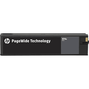 Cartucho de Tinta Original HP PageWide 974X de alta capacidad Negro (L0S08AL)
