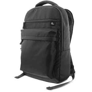 Mochila moderna negra para laptop de hasta 15,6
