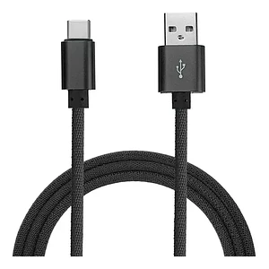 Cable Xiaomi Mi Braided, USB-C a USB 2.0, 1 Metro, Color negro