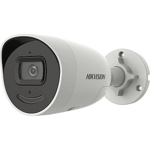 Cámara de Red Bullet Hikvision DS-2CD2066G2-IU/SL, 6MP, AcuSense, Luz Estroboscópica Alarma Audible
