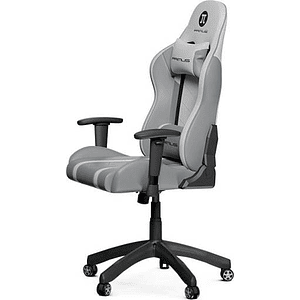 Silla Gamer Primus Thronos100 PCH-103BB - Ergonómica, Ajustable, Blanco con Gris