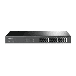 Switch TP-LINK TL-SG1024 24 Puertos Gigabit, Montaje Rack, Auto MDI/MDIX, Sin Configuración, No Admi