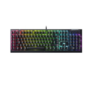 Teclado Gamer Razer BlackWidow V4 X, Mecánico, Español, Switch Yellow, RGB, Color
