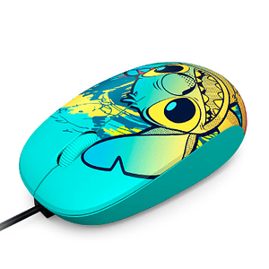 Mouse con Cable Xtech XTM-D406ST-BL - Edición Stitch, USB, 1000DPI, Azul