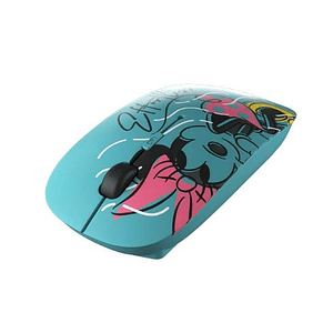Mouse Inalámbrico Xtech XTM-D340MM - Edición Minnie Mouse, USB, 1200DPI, Aguamarina
