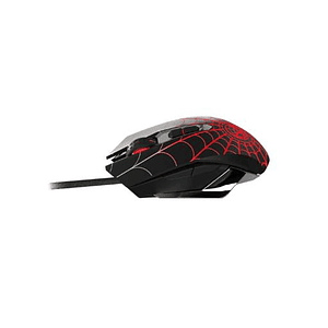 Mouse Gamer Xtech XTM-M520SM - Spider-Man Miles Morales, 7 Botones, RGB, 7200DPI
