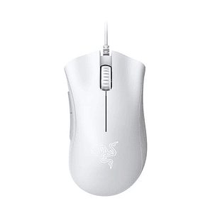 Mouse Gamer Razer DeathAdder Essential White, 5 Botones, 6400DPI, Diseño Ergonómico, USB