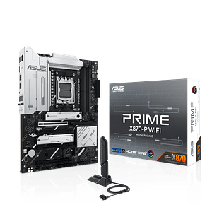 Placa Madre ASUS Prime X870-P WIFI, Socket AM5, 4x DDR5, 4x M.2, PCI-e 5.0 x16, ATX
