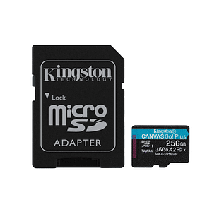 Tarjeta de Memoria MicroSDXC Kingston 256GB Canvas Go! Plus, UHS-I , 1133x