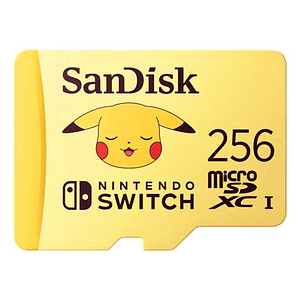 Memoria microSDXC SanDisk 256GB para Nintendo Switch - Edición Pokémon, Nintendo Switch