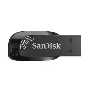 Pendrive SanDisk Ultra Shift, 64GB, USB 3.0, Negro